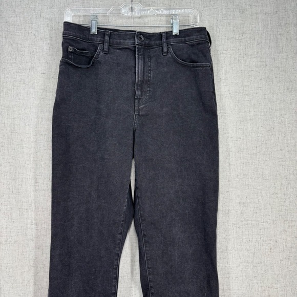 Everlane High Key Stovepipe Jeans Black Cotton High Rise Women's size 29 - Picture 3 of 11